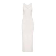 Nina Ricci Vit Korsett Midi Klänning White, Dam