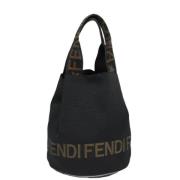 Fendi Vintage Pre-owned Nylon fendi-vskor Black, Dam