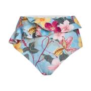 Patbo Celeste Bikiniunderdel med Blommigt Tryck Multicolor, Dam