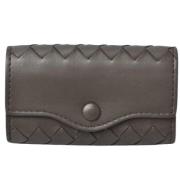 Bottega Veneta Vintage Pre-owned Laeder nyckelhllare Black, Unisex