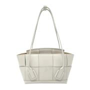 Bottega Veneta Vintage Pre-owned Laeder axelremsvskor White, Dam