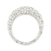 Amina Muaddi Ring Bijoux Silver Gray, Dam