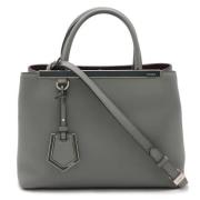 Fendi Vintage Pre-owned Laeder handvskor Gray, Dam