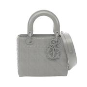 Dior Vintage Pre-owned Laeder dior-vskor Gray, Dam