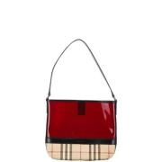 Burberry Vintage Pre-owned Vinyl handvskor Red, Dam