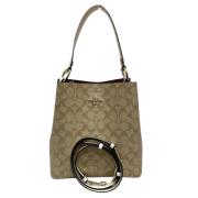 Coach Pre-owned Pre-owned Plast handvskor Beige, Dam