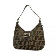 Fendi Vintage Pre-owned Canvas fendi-vskor Black, Dam