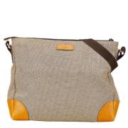 Gucci Vintage Pre-owned Canvas crossbodyvskor Beige, Herr