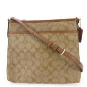 Coach Pre-owned Pre-owned Plast axelremsvskor Brown, Dam