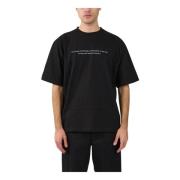 The Silted Company Bomull T-shirt med Fronttryck Black, Herr