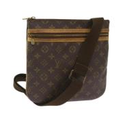 Louis Vuitton Vintage Pre-owned Canvas axelremsvskor Brown, Dam