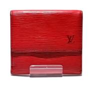 Louis Vuitton Vintage Pre-owned Laeder plnbcker Red, Dam