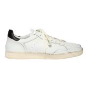 Elia Maurizi Vintage Vit Läder Sneaker White, Herr