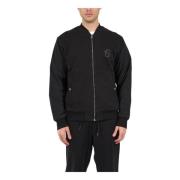 Hugo Boss Bomull Zip-Up Tröja Black, Herr