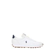 Polo Ralph Lauren Lågprofils Trail 125 sneakers med mocka och oxford p...