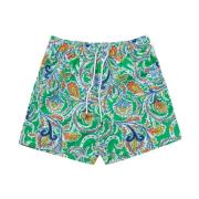 Ralph Lauren Gröna paisleymönstrade badshorts Multicolor, Herr