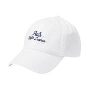 Ralph Lauren Twill Keps White, Dam