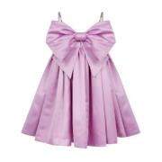 Nina Ricci Rosa Bow Klänning Purple, Dam