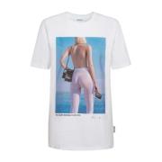 Wolford Grafiskt Tryck Limited Edition T-shirt White, Dam