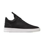 Filling Pieces Svarta Nubuckläder Sneakers Black, Herr