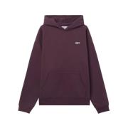 Obey Modig Stjärna Extra Tung Huva Fleece Purple, Herr