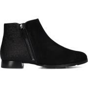 Hassia Svarta Mocka Ankelboots Black, Dam