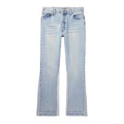 Gallery Dept. Indigo Stonewashed Flare Jeans Blue, Herr