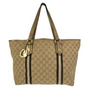 Gucci Vintage Pre-owned Canvas totevskor Brown, Dam