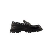 Alexander McQueen Laeder lgskor Black, Dam