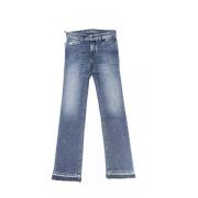 Jacob Cohën Slim Fit Fringe Jeans Blå Blue, Dam