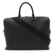 Louis Vuitton Vintage Pre-owned Laeder handvskor Black, Herr