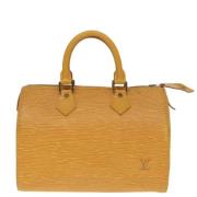 Louis Vuitton Vintage Pre-owned Laeder handvskor Yellow, Dam