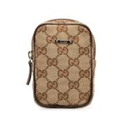 Gucci Vintage Pre-owned Canvas gucci-vskor Beige, Dam