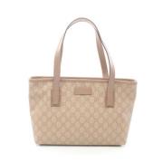 Gucci Vintage Pre-owned Laeder totevskor Beige, Dam