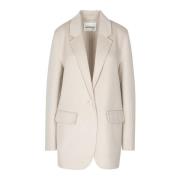 Ottod'Ame Elegant Ecru Blus Beige, Dam