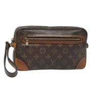 Louis Vuitton Vintage Pre-owned Canvas kuvertvskor Brown, Dam