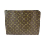 Louis Vuitton Vintage Pre-owned Canvas kuvertvskor Brown, Dam