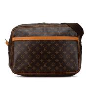 Louis Vuitton Vintage Pre-owned Canvas axelremsvskor Brown, Dam