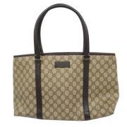 Gucci Vintage Pre-owned Canvas totevskor Brown, Dam