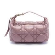 Dior Vintage Pre-owned Laeder handvskor Purple, Dam