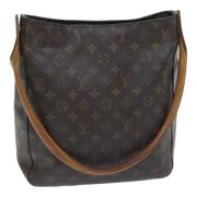 Louis Vuitton Vintage Pre-owned Canvas handvskor Brown, Dam