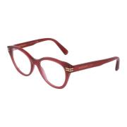 Bvlgari Oregelbunden acetatram glasögon Red, Unisex