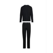 Calvin Klein Svart Pant Set Stiligt Design Black, Herr