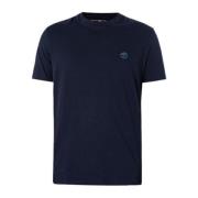 Timberland Kortärmad Herr T-shirt, Dunstan River Modell Blue, Herr