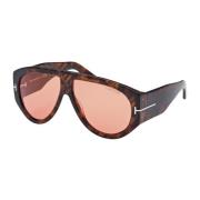 Tom Ford Stiliga svarta solglasögon Brown, Unisex