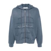 Golden Goose Havresa Zip Hoodie Blue, Herr