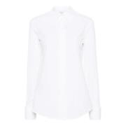 Sportmax Vita Jackor med Spetskrage White, Dam