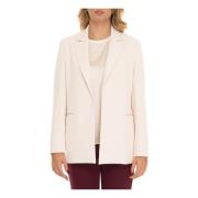 Liu Jo Knappfri Reversjacka med Fickor Beige, Dam