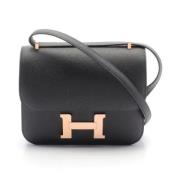 Hermès Vintage Pre-owned Laeder axelremsvskor Black, Dam