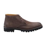 Testoni Courmayeur Desert WAX Suede Calf Brown, Herr